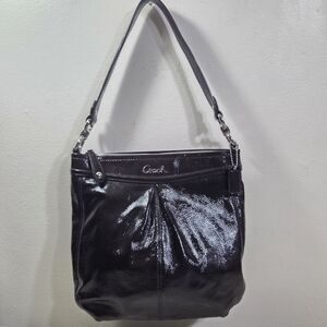 Coach Dark Brown Leather Shoulder Bag